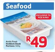 Arctic Frost Haddock Steak Portions-500g