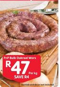Pnp Bulk Oukraal Wors-Per Kg