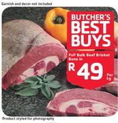 PnP Bulk Beef Brisket Bone In-Per Kg