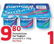 Parmalat Low Fat Yoghurt-6 x 100gm Per Pack