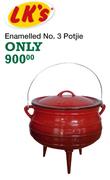 LK's Enamelled No.3 Potjie