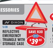 Reflective Emergency Triangle With Storage Case YJ-D8