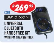 Dixon Universal Bluetooth Handsfree Kit With FM Transmitter