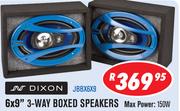 Dixon 6 x 9" 3-Way Boxed Speakers JBBX6X9