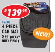 4 Piece Car Mat Set(Heavy Duty Vinyl) YS-002