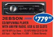 Jebson CD/MP3/WMA Player With AM/FM Radio,USB/SD Slots