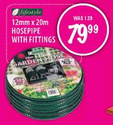 Lifestyle Hosepipe With Fittings-12mmx20m