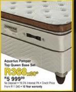 King Koil Aquarius Pamoer Top Queen Base Set