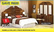 Pilot Isabella Deluxe 3 Piece Bedroom Suite