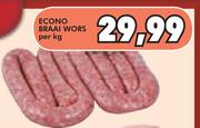 Econo Braai Wors-Per Kg