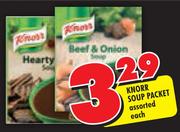 Knorr Soup Packet Assorted-Each