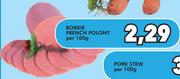 Bokkie French Polony-Per 100g