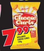 Willards Cheese Curls-150g