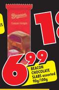 Beacon Chocolate Slabs Assorted-90/100g