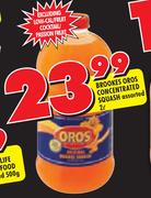 Brookes Oros Concentrated Squash Assorted-2L