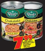 Rhodes Mild & Spicy/Hot & Spicy Chakalaka-400g Each
