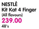 Nestle Kit Kat 4 Finger(All Flavours)-48's