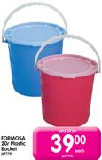 Formosa 20L Plastic Bucket-Each