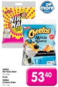 Simba Nik Naks Baler 50x20g+Simba Cheetos Baler 50x16g