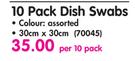Caterers Choice 10 Pack Dish Swabs-Per 10 Pack