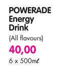 Powerade Energy Drink(All Flavours)-6x500ml