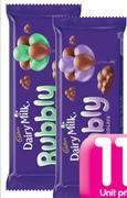 Cadbury Bubbly Slab(All Flavours)-24x87g