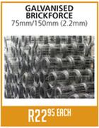 Galvanised Brickforce-75x150mm(2.2mm)