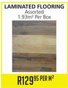 Laminated Flooring Assorted-1.93 Square Meter Per Box