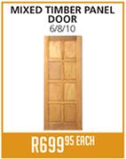 Mixed Timber Panek Door 6/8/10