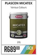 Plascon Micatex 20l
