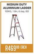 Medium Duty Aluminium Ladder