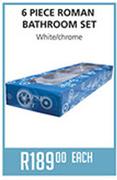 6 Piece Roman Bathroom Set