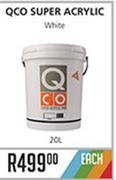 QCO Super Acrylic White-20L