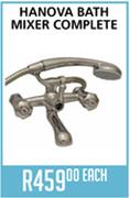 Hanova Bath Mixer Complete