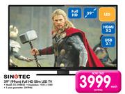 Sinotec 39"(99cm) Full HD Slim LED TV STL-39ME82