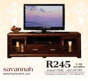 Savannah Entertainment Unit