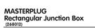 Masterplug Rectangular Junction Box Each