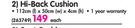 Terrace Leisure Hi Back Cushion
