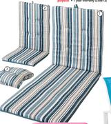 Terrace Leisure Cologne Stripe Lounger Cushion