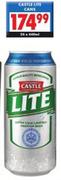 Castle Lite Cans-24x440Ml