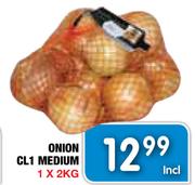 Onion CL1 Medium-1x2kg