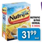 Nutrific B/Fas Cereal-900g