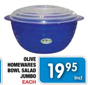 Olive Homewares Bowl Salad Jumbo