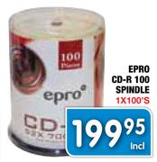 Epro CD-R 100 Spindle-100's