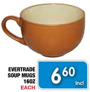 Evertrade Soup Mugs 160Z