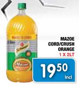 Mazoe Cord/Crush Orange- 2L