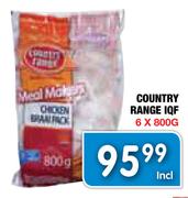 Country Range IQF- 6 x 800g