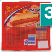 Enterprise Red/Smoked Viennas-1kg