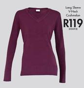 Long Sleeve V-Neck Cashmelon-222312