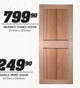 Meranti Stable Door-813mmx2032mm